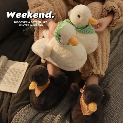 Mini Duck Non-Slip Comfy Slippers