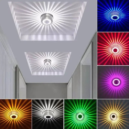 Sunburst Art LED Ceiling Light