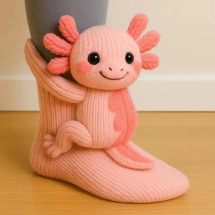 Animal Crew Plush Cozy Socks