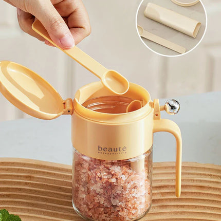 Moisture Block Glass Seasoning Jar