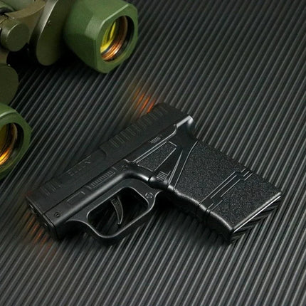 Tactical Gun Shape Jet Flame Hidden Storage Lighter