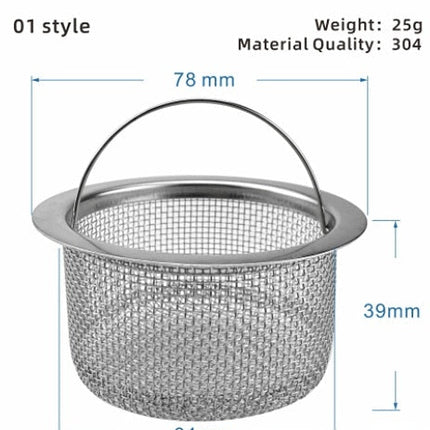 Stainless Steel Sink Drain Catch All Strainer