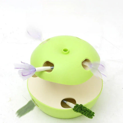 Interactive Apple Style Automatic Cat Teaser Toy