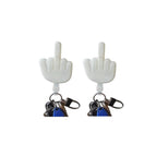 2pcs white Plastic