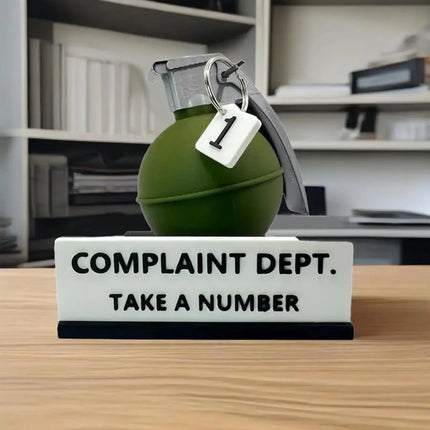 Passive-Aggressive Office Energy Desk Sign