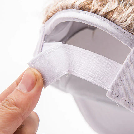 Hip-Hop Fake Hair Baseball Hat