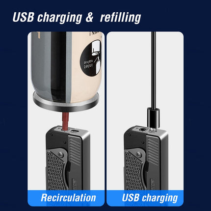 Windproof Gun Shape Jet Spark Flame Lighter