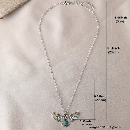 Quiet Watcher Owl Charm Necklace