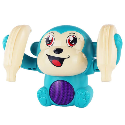 Interactive Monkey Rolling Light-Up Musical Toy