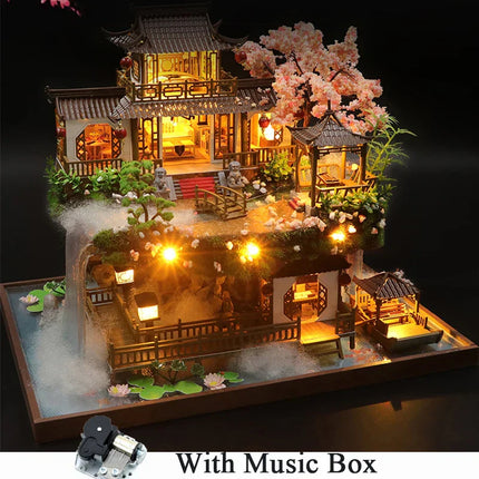 DIY Wooden Chinese Ancient Casa Miniature Building Kit