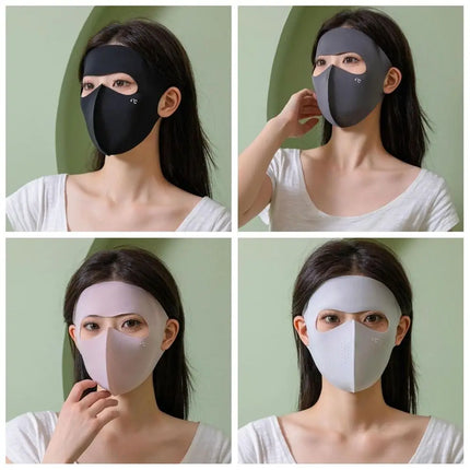 UV Shield Sun Protection Full Face Mask