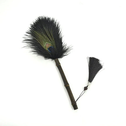 Peacock Feather Anti-Static Dusting Brush