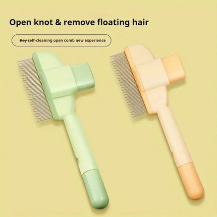 Flea Removal Easy Self-Cleaning Pet Brush