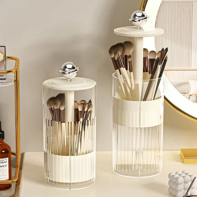 Auto Lift & Luxe Makeup Brush Organizer