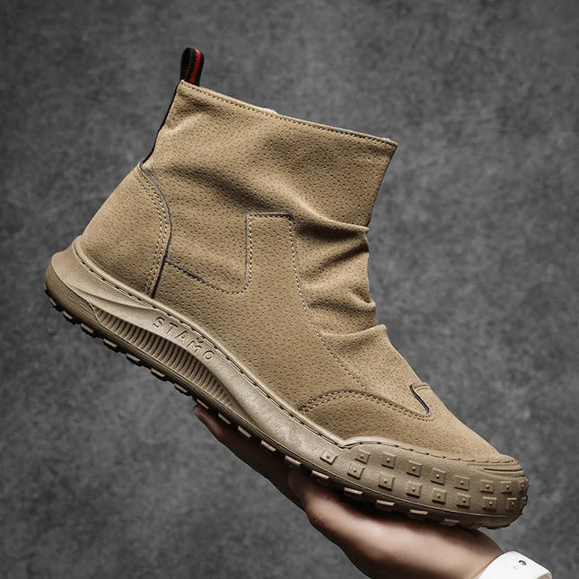 Motorcycle Weather-Resistant Slip-On Boots