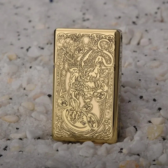 Timeless Heavy-Duty Flip-Open Flame Lighter