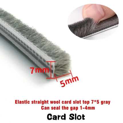 Dustproof Soundproof Brush Seal Strip