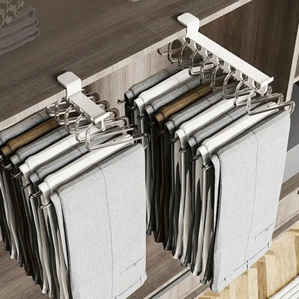 Slide Hang Retractable Closet Hanger Rack
