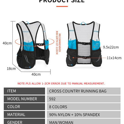 Hike Racer Breathable Vest Running Backpack