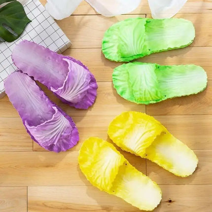 Cabbage Design Anti-Slip Slippers