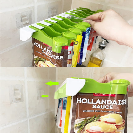 Wall-Mounted Hang Around Seasoning Station Rack