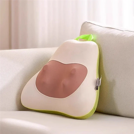 Ergonomic Back Support Heated Vibration Massager