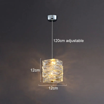 Crystal Frost Chandelier Lamp