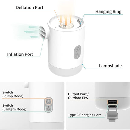 Mini Air Pump Power Bank