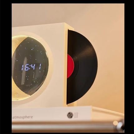 Lunar Tune Wireless Speaker Clock
