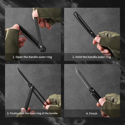 Sharp Edge Stainless Compact Folding Knife