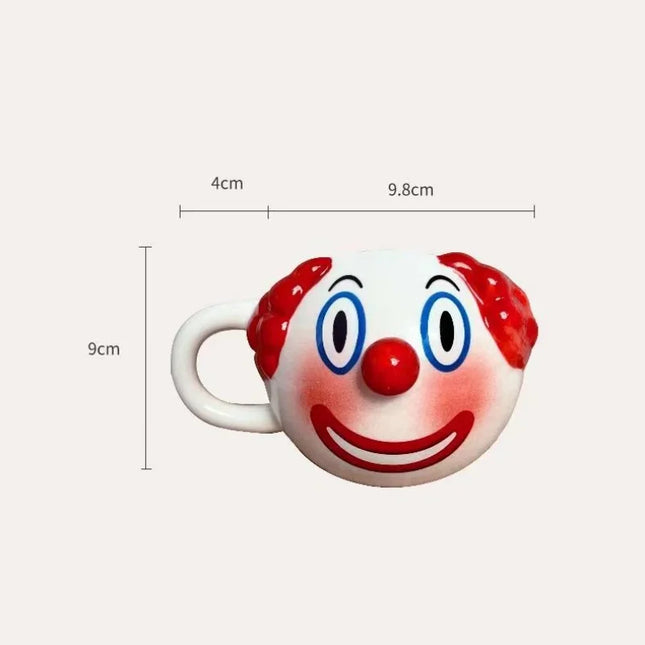 Creepy Clown Ceramic Coffee Mug