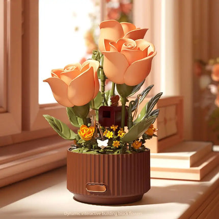 Interactive Blooming Rose Table Lamp