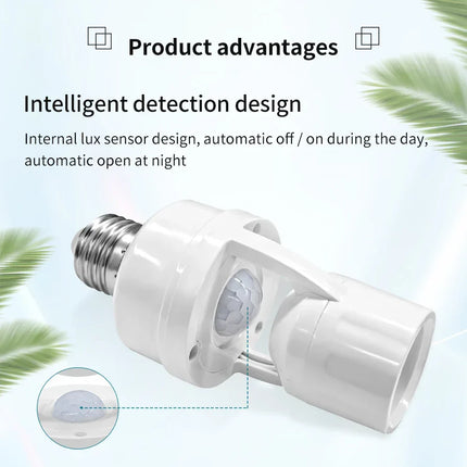 Motion-Activated Adjustable Smart Light Socket
