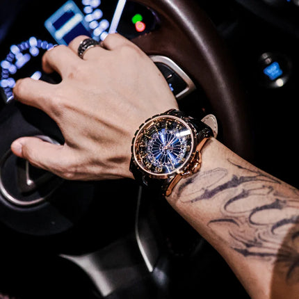 Elite Skeleton Star Inspired Watch