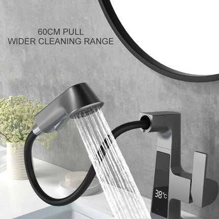 Elegant Temperature Display Smart Faucet