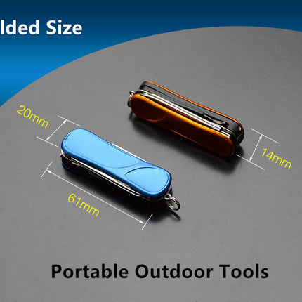 10in1 Stainless Steel EDC Keychain Tool