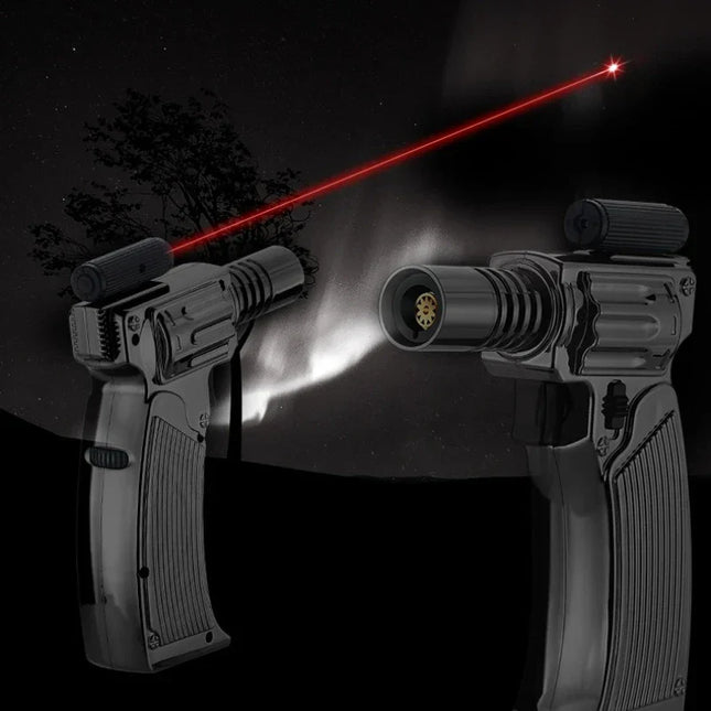 Inferno Strike Metal Windproof Laser Torch Lighter