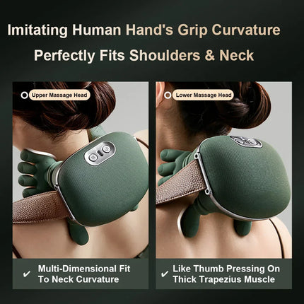 Bionic Finger Heated Neck Shoulder Massager