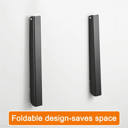 Space Saver Foldable Wall Clothes Aluminum Rack