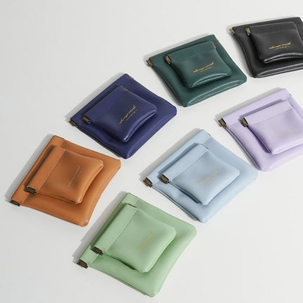 Waterproof Mini Leather Makeup Bag