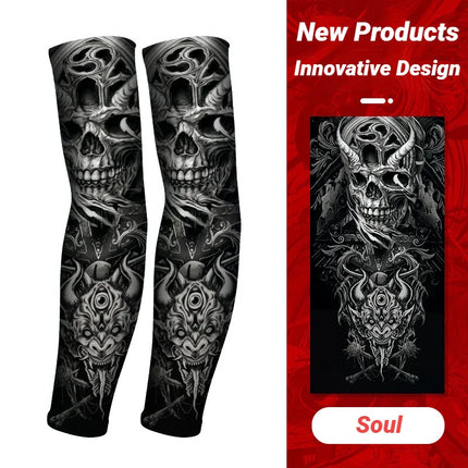 Sun Protection Long Arm Tattoo Sleeves