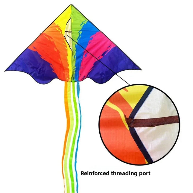 Colorful Long Tail Outdoor Rainbow Kite