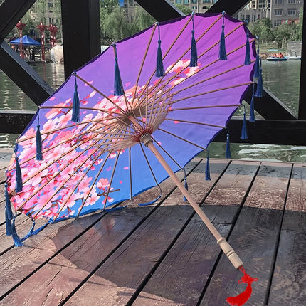 Bamboo Handmade Vintage Paper Umbrella
