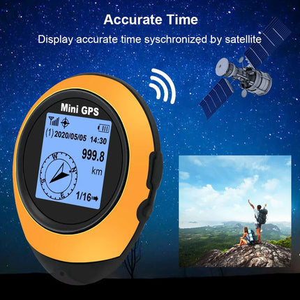 Compact Satellite GPS Navigator High-Precision Compass Tracker Device