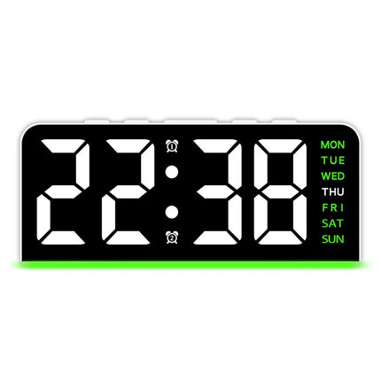 Modern LED All Week Display Night Lamp Alarm Clock