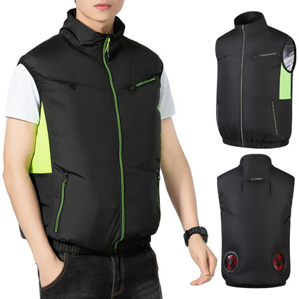 Ultra Breeze Built-In Fan Lightweight Summer Cooling Vest
