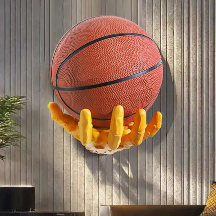 Robotic Hand Basketball Wall-Mounted Rack