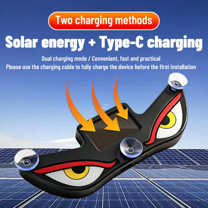 Predator Eye Solar LED Dynamic Car Warning Light