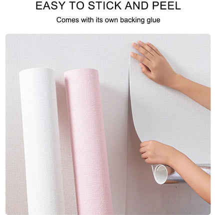 3D Linen Self-Adhesive Waterproof Wall Sticker