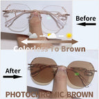 Changing Brown / 0 Plain Glasses